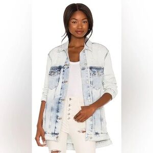 Free People Long Denim Jacket